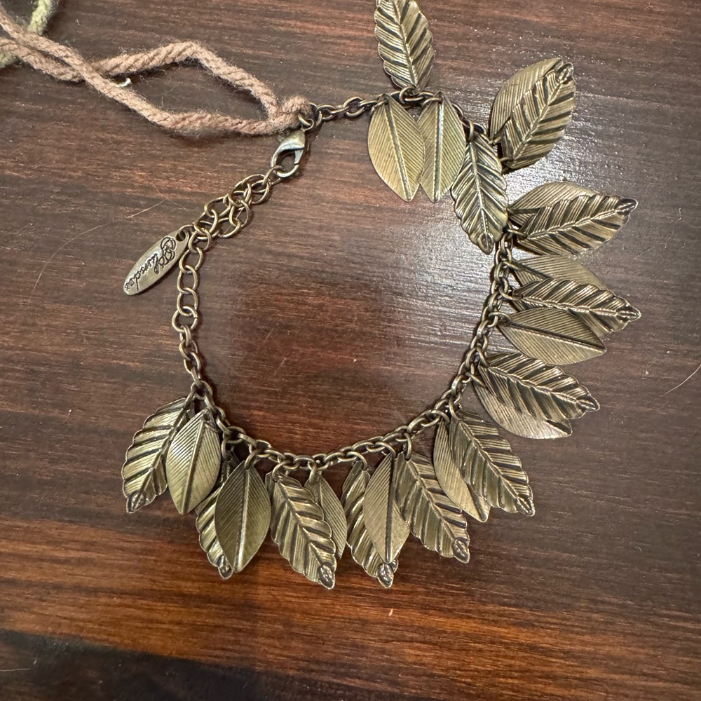 Plunder Design Bracelet- never worn leaf design